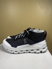 On Cloudhero Mid Waterproof Mid Top Unisex Kids Sneakers Black White US 4.5Y