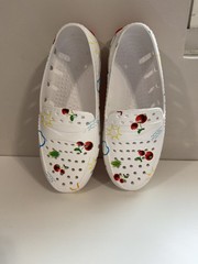 Floafers Crayola Silly Scents Prodigy Driver White Cherry Shoes 2 New