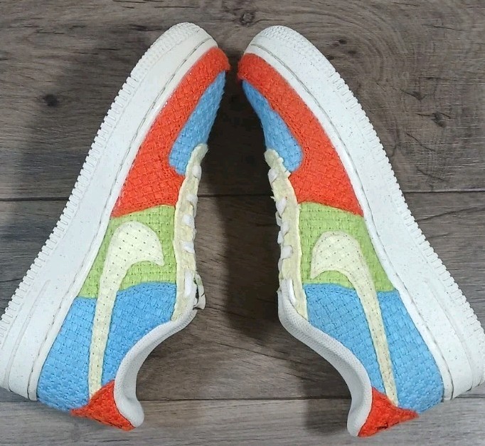 Nike Air Force 1 Low LV8 Next Nature Hemp Multi-Color Size 5.5Y DV2192-400