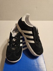 Adidas Unisex Gazelle CF EL I Core Black/White IH0338 Size 6K NWB