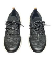 Amazon Essentials Black/Tan/Cream Unisex Kids Youth Knit Shoes Size 6