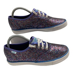 Gotta Flurt Girls Multicolor Midnight Glitter Lace Up Sneakers Shoes Size 7.5 M