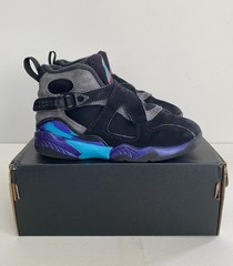 Air Jordan 8 Retro Black Multi-Color 305360-006 Toddler Size 11C W/ Box