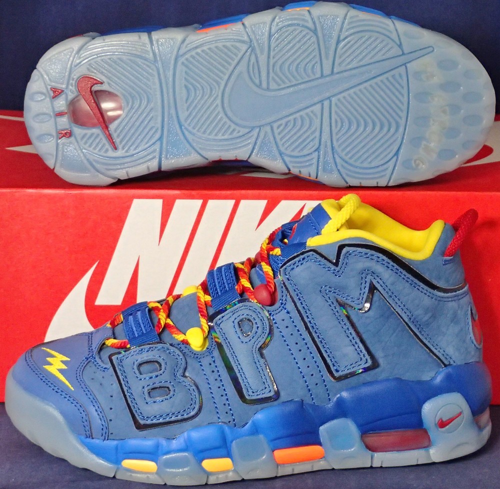 2017 Nike Air More Uptempo DB Doernbecher Blue Jay Youth SZ 5Y ( AH6963-446 )
