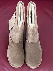$65 BEARPAW🐾 Elle TALL Youth Pull-On Boots | Suede Upper | Wool Lined | Hickory