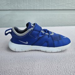 Nike Flex Contact 3 Hook & Loop Sneaker SZ 11.5C Blue Breathable AR4152-400