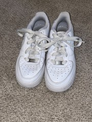 Nike Air Force 1 Low LE GS Triple White FV5951-111 Youth Size 3.5Y