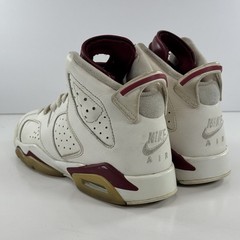 Nike Jordan 6 Retro OG 2015 Mid Maroon Basketball Shoe GS Size 5 836342-115