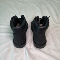 Timberland 6 In Classic Boots Black Nubuck TB 010710 001 Kids PS NIB Size 2.5Y