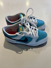 Nike Dunk Low Dusty Cactus Thunder Blue HF4794-345 Youth Size 4