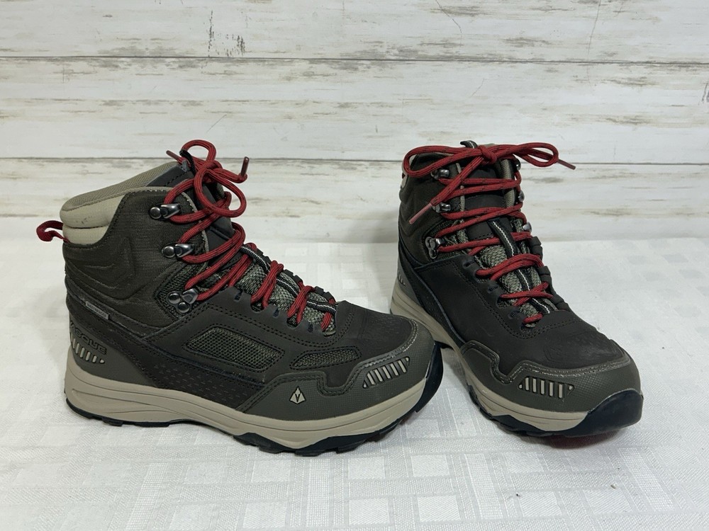 MINTY! Vasque Breeze Brown Hiking Boots 5 Kids Women 6-6.5 Waterproof Trail Boot