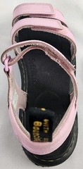 DR MARTENS KLAIRE Y ATHENA LEATHER STRAP KIDS SANDALS PALE PINK SZ 6M & 7L NOTE!