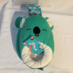 Squishmallows Kevin The Green Koala Kids Slippers Sz 13/1 Youth House Shoes NWT