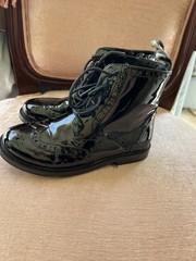 Burberry Kids‘ Black Chelsea Boots Size 12.5 US 31 EU