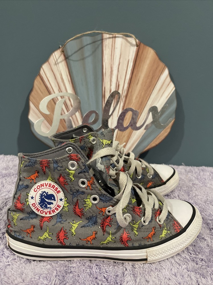 Converse ALL Stars Chucks DinoVerse Dinosaurs Hi-tops Classic US 3/EU 35/UK 2.5