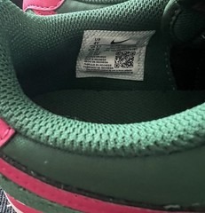 Nike Cortez Textile Big Kids‘ Size 4 Y- Shoes (Gorge Green/White/Wild Cherry)