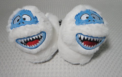 Rudolph the Red Nosed Reindeer Bumble Plush Christmas Slippers Kids Size 4 New