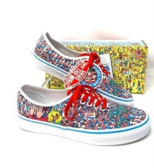 Vans Authentic Where s Waldo Sneakers. Brand New. Kids Size: 4.5