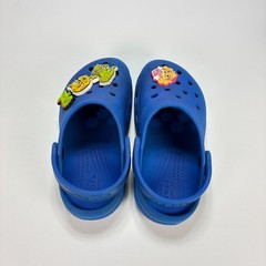 Crocs Classic Clog Blue Lightweight Comfortable Slip On Shoes Kid’s Size 11