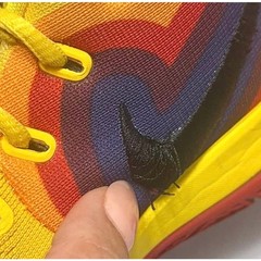 Nike Kyrie 4 70s Decades Pack Yellow Basketball Shoes US 4Y 943807-700