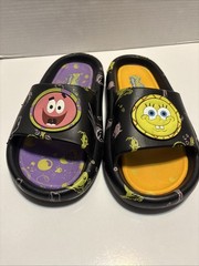 Ground Up SpongeBob SquarePants Patrick Star Kids Slide Shoes Black Size 9