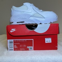 TD Nike Air Max Excee White CD6893-100 NEW in Box Kids Toddler Size 9c