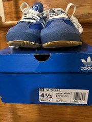Adidas SL 72 RS Youth Boys 4.5Y Blue Sneakers JI3088 NEW