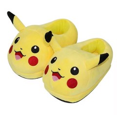 This is a 3D Pokemon Pikachu slipper for kids, size 4.5.