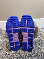 NIB On Running Cloudhero Mid Waterproof Hiking Shoes Orange/Lavender 2.5 Kids