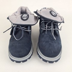 🚨 Timberland Roll Top Thermal Little Kids Boots 22716 Navy Leather Size 2Y