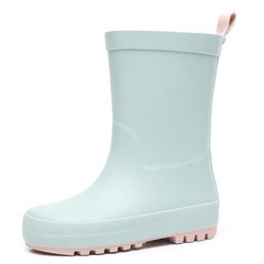 Toddler Rain Boots with Easy-On Handles, Waterproof Rubber Boots for Girls an…