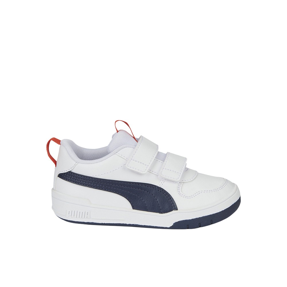 PUMA Multiflex Synthetic Leather Slip On Toddler Girls White Sneakers Casual Sh