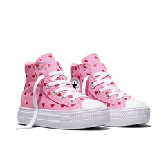 Converse Kids‘ Platform High Top Sneakers – Pink 4