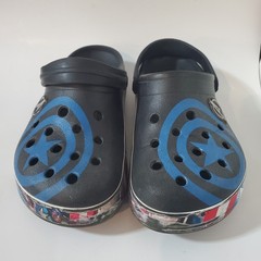 Crocs Crocband Marvel Avengers Captain America Black Blue Clogs Kids Size M5 W7