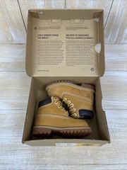 Timberland Toddler’s Premium 6-Inch Waterproof Boots Wheat Nubuck Sz 5M Org Box