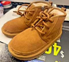 UGG Neumel II Chestnut Suede Boots Toddler Size 12 Kids Ankle Boots