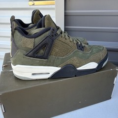 Size 6.5Y – Jordan 4 SE Retro Low Craft – Olive