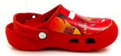 CROCS Kids‘ Size J1 Fun Lab Disney and Pixar Cars Red Clogs