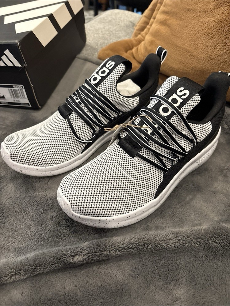Youth Size 7 (8 womens) – Adidas Lite Racer Adapt 7.0 – Black/White (IE6384)