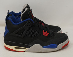 Size 7Y – Jordan retro 4 Rare Air Black Blue Red Gray Suede IB4171-003
