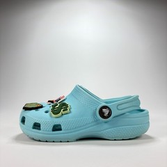 Crocs Classic Clog Blue Lightweight Slip On Comfort Shoes 206991 Kids Size 11