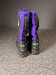Arctic Cat Boots Kids Size 7 Black Purple Insulated Snow Winter Made In Canada