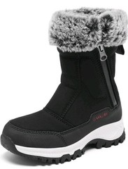 Boys Girls Kids Cute Snow Boots Waterproof Slip Resistant Outdoor Winter…