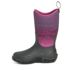 Muck Boot Kid’s Hale Boot – Black/Magenta Digi Terrain Fade