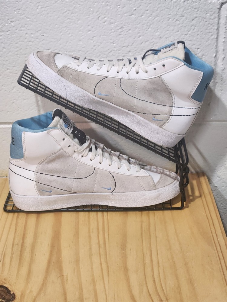 Nike Blazer ’77 Mid Size Youth 4.5 Light Blue/White/Gray