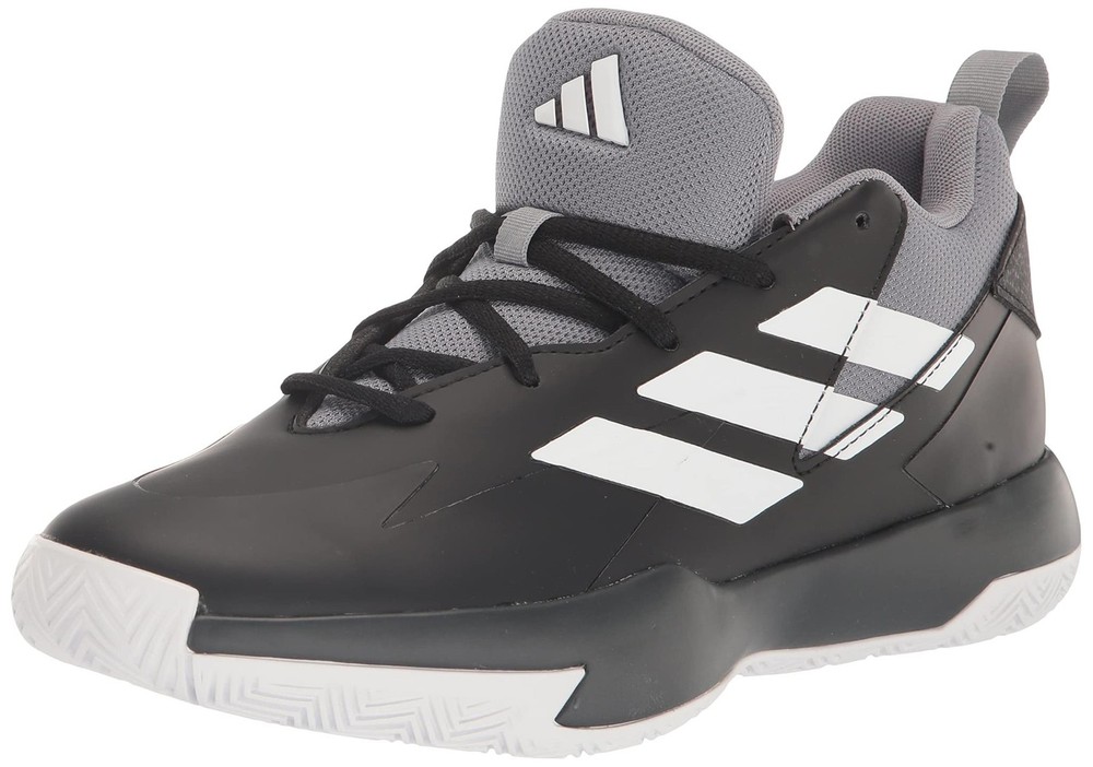 adidas Kids Cross Em Up Select SneakerBlack/White/Grey