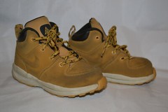 Kids/Toddler Nike ACG Leather Haystack Wheat Tan Boots Size 9
