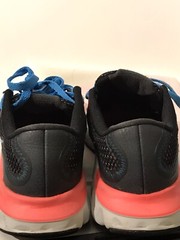 NIKE RENEW RUN GS MULTICOLOR Black Laser Blue Boys Kids SHOES SIZE 5Y CT1430-090
