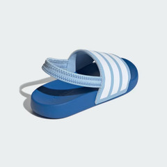 adidas Adilette E Strap Kids Slides Blue White JR5332 – Size K12