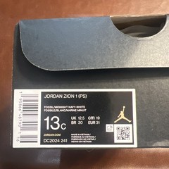 Jordan Zion 1 (PS) – “Pelicans” – US Size 13c – Dc2024-241
